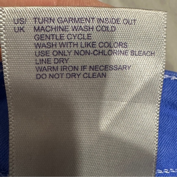 NYDJ size 10 blue ankle pants, cotton blend, fall, transitional, summer, casual - Picture 10 of 12